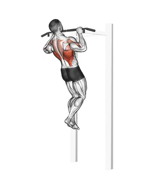 Barra fixa pegada aberta