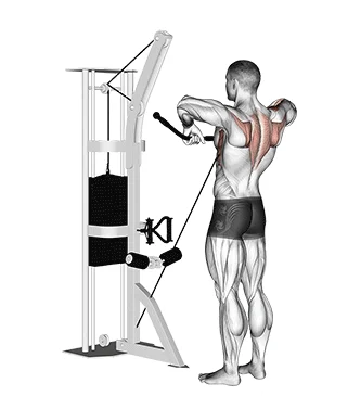 Remada alta no pulley