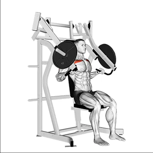 Incline press machine